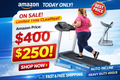 WELLFIT Auto Incline Treadmill