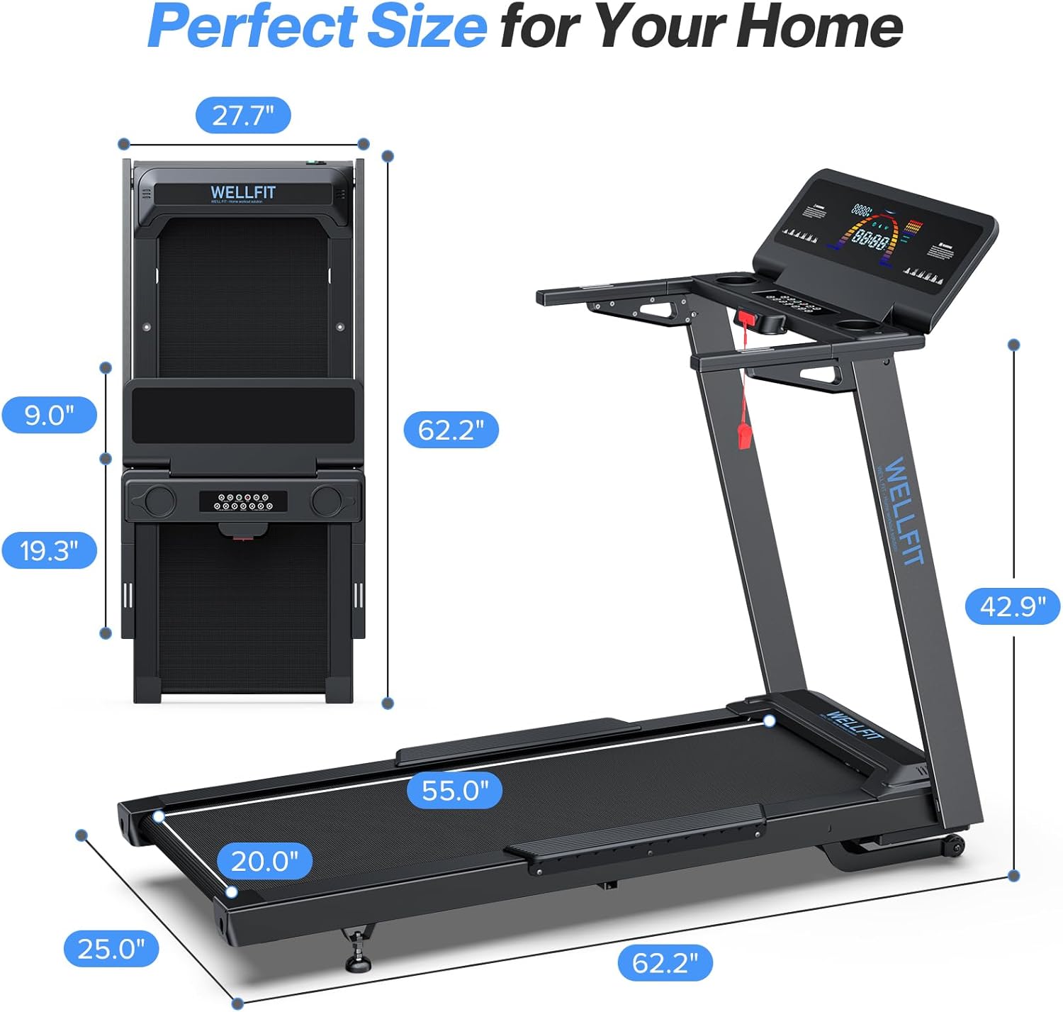 WELLFIT Home Treadmill