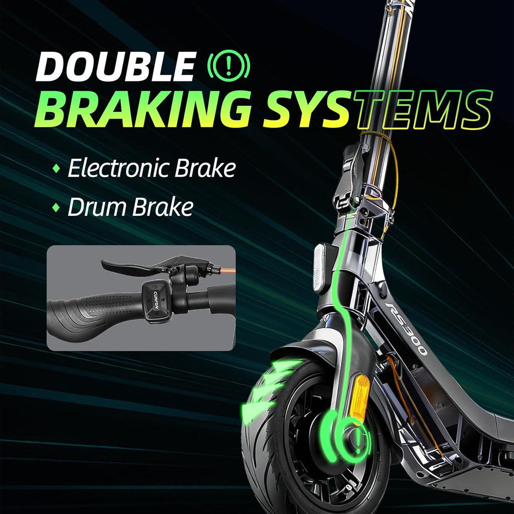 Electric Scooter RS-300 30MPH Foldable Long Range