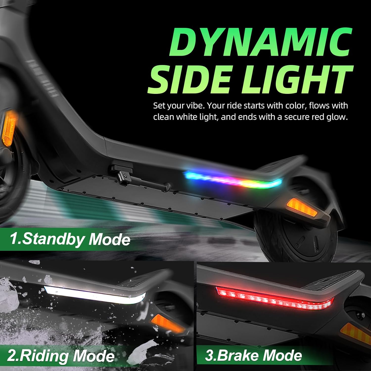 Electric Scooter RS-300 30MPH Foldable Long Range