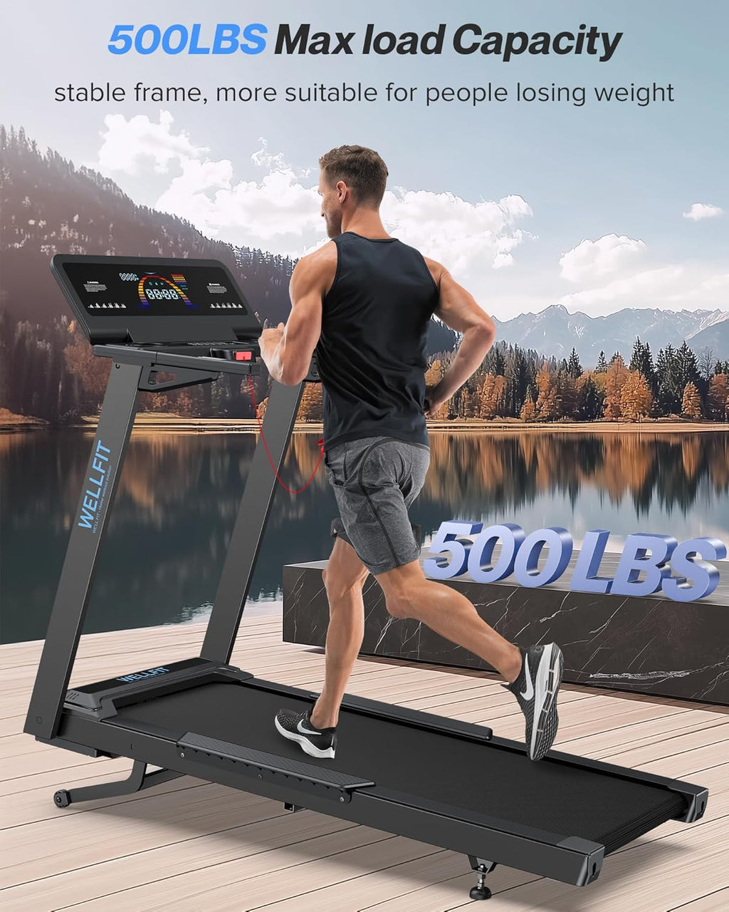 WELLFIT Home Treadmill