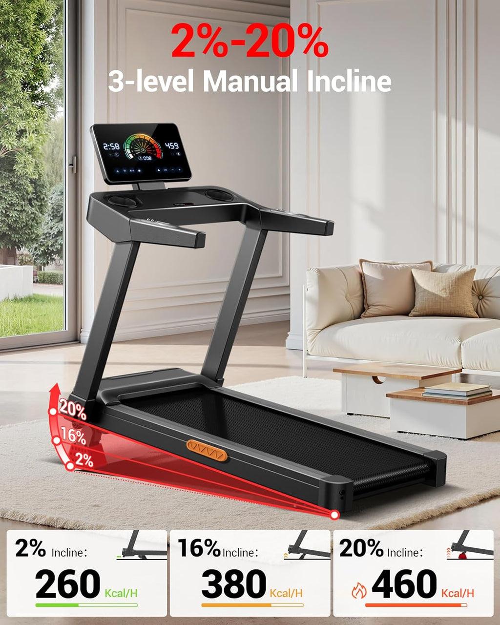 Heavy Duty Folding Treadmill