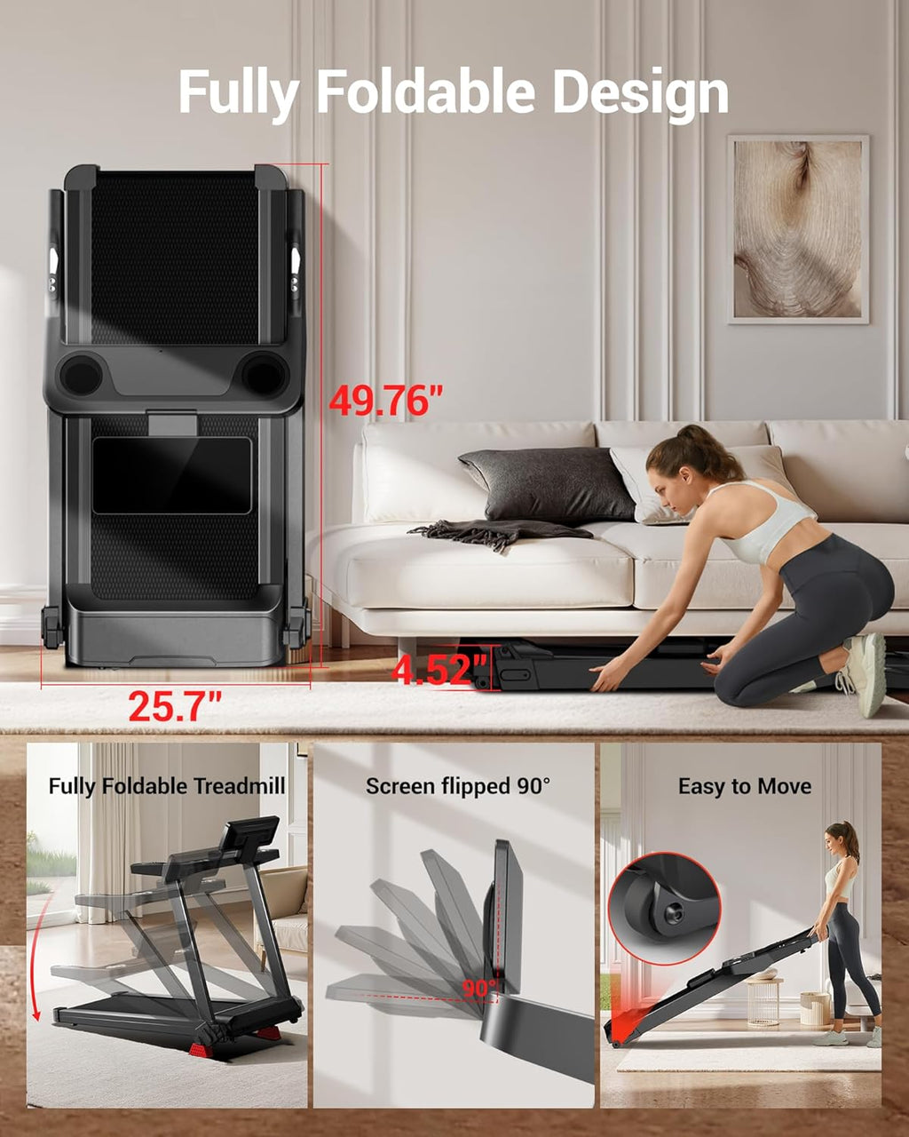 Heavy Duty Folding Treadmill