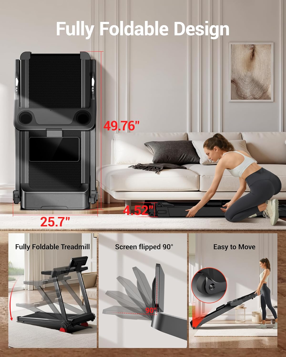 Heavy Duty Folding Treadmill