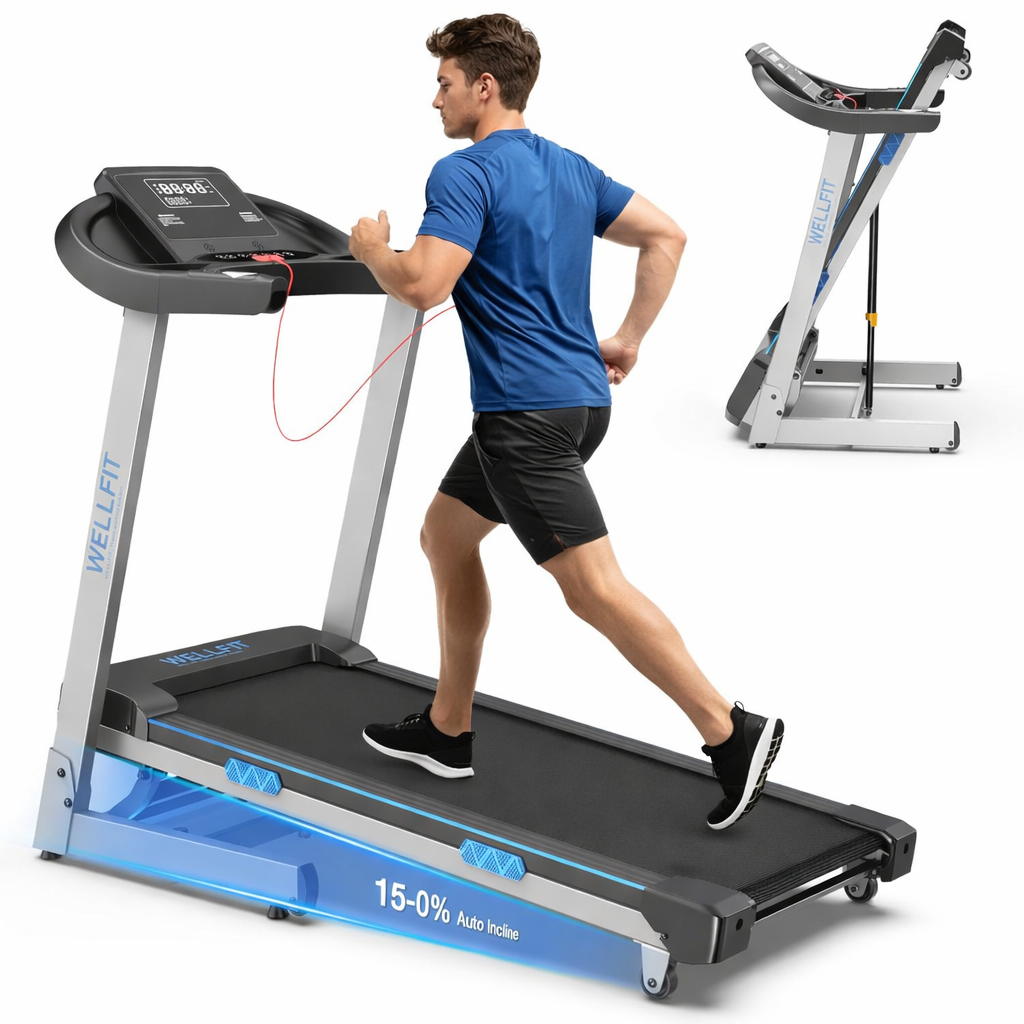 WELLFIT Auto Incline Treadmill
